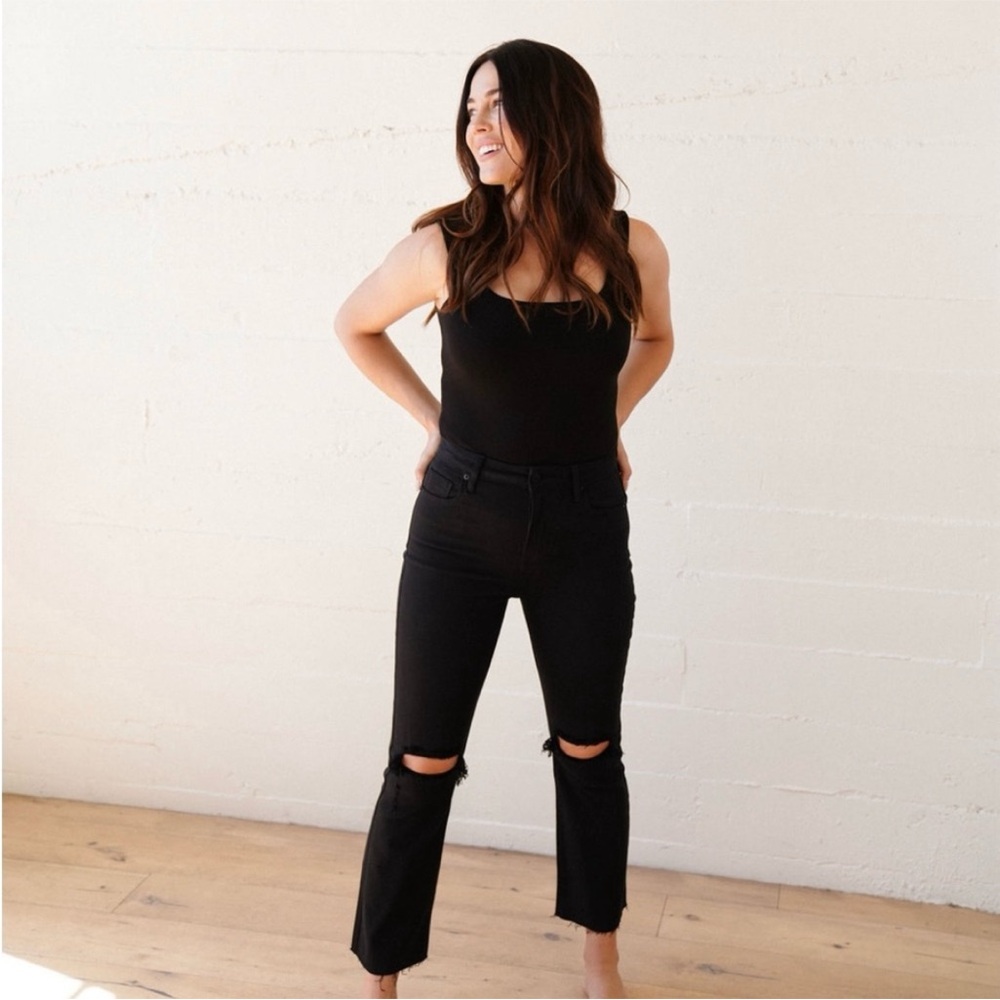 Carly Jean Los Angeles Black Kate Jeans - Size 1 - Picture 6 of 9